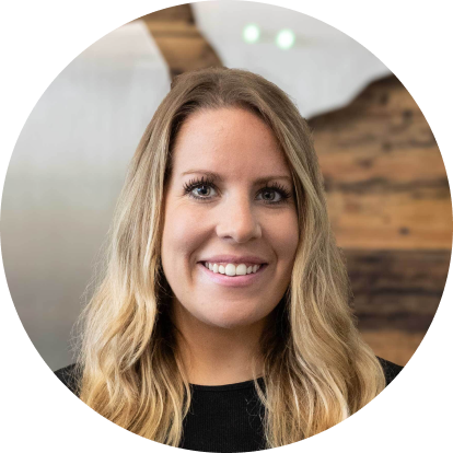 Headshot of employee named kendall