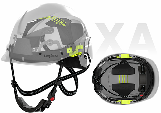 Only available in our new XA250 safety helmet, our never-before-seen, patented Kinetix™ suspension machine delivers nearly twice the ANSI/ISEA force transmission requirement for Type 1 safety helmets.
