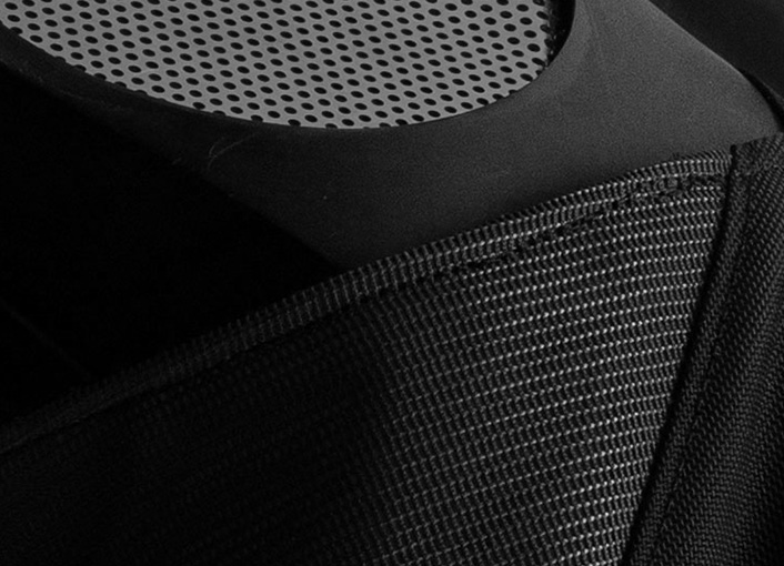 Close-up of the SafeLift™ exosuit vented panel.