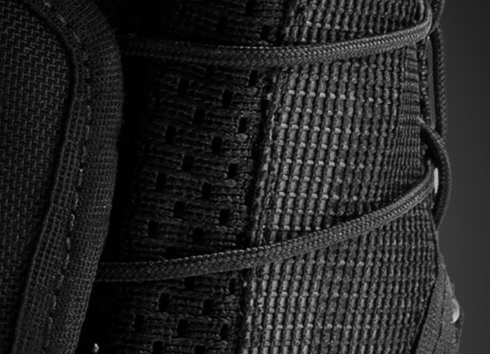 Close-up of the SafeLift™ exosuit mesh and straps.